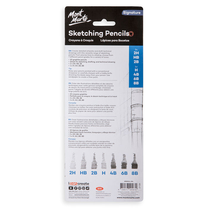 Sketching Pencils Signature 10pc