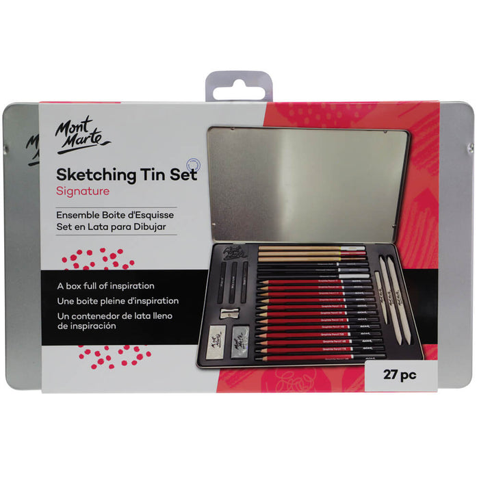 Sketching Tin Set Signature 27pc