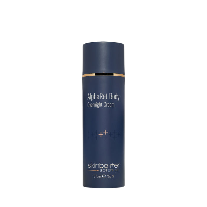 skinbetter AlphaRet Body Overnight Cream 150 ml in navy blue bottle
