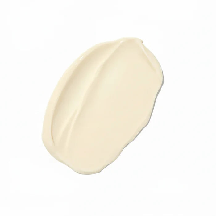 Creamy beige AlphaRet Body Overnight Cream texture swatch