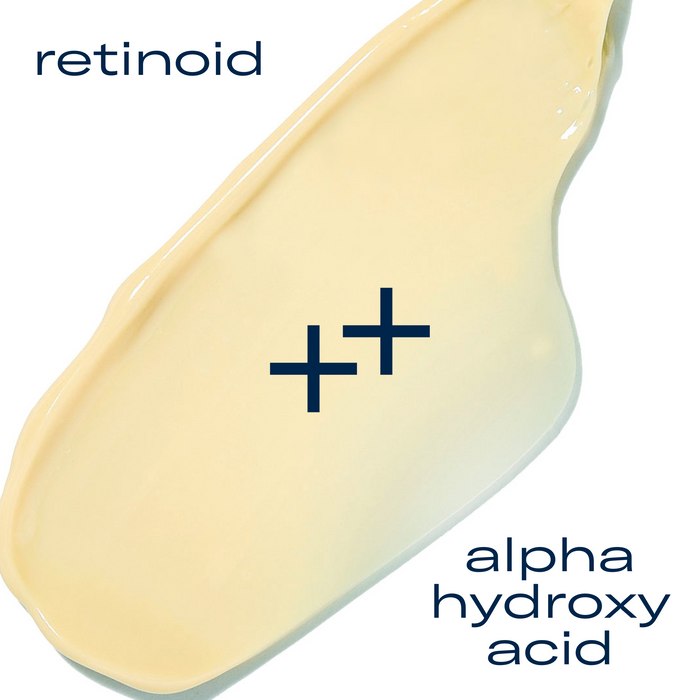 AlphaRet retinoid + alpha hydroxy acid cream texture