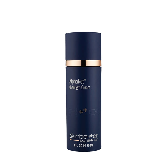 skinbetter AlphaRet Overnight Cream 30 mL navy bottle with gold band