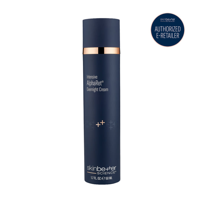 skinbetter Intensive AlphaRet Overnight Cream 50 mL navy pump bottle