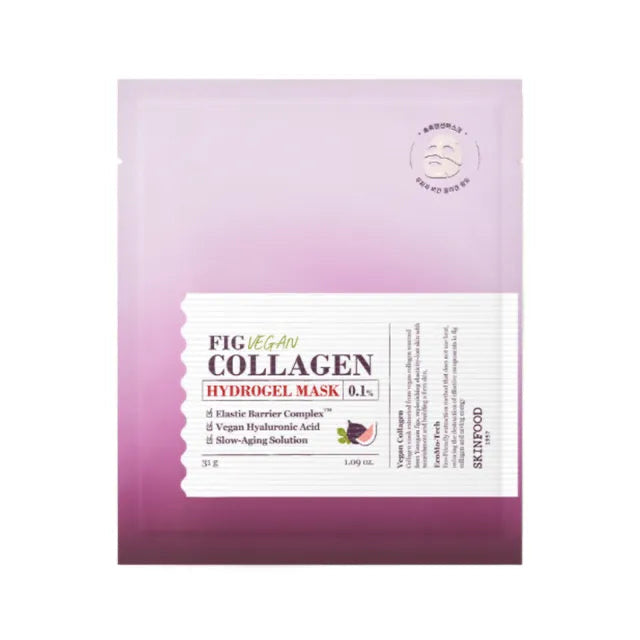 SKINFOOD FIG VEGAN COLLAGEN HYDROGEL MASK 0.1% ماسك الكولاجين الهايدروجل من سكنفود