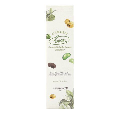 SKINFOOD Garden Bean Gentle Bubble Foam Cleanser
