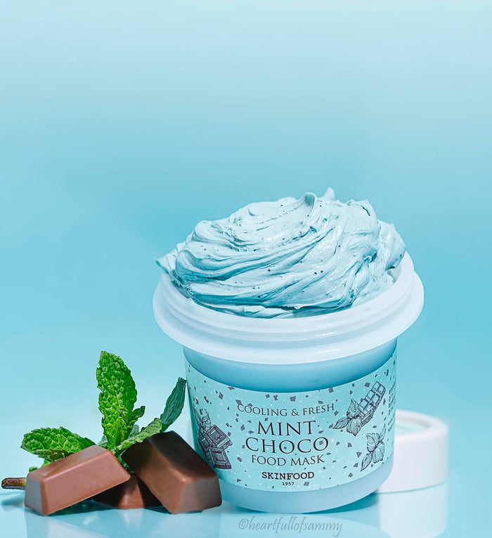 SKINFOOD Mint Choco Food Mask Cooling & Fresh ماسك النعناع والشوكولا من سكنفود