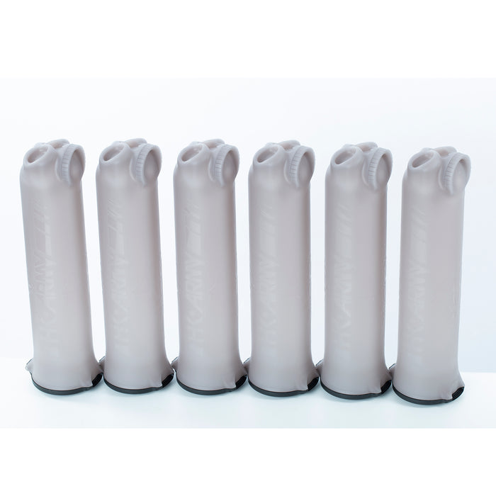 Skull Pods - High Capacity 150 Round  - Smoke/Black - 6 Pack
