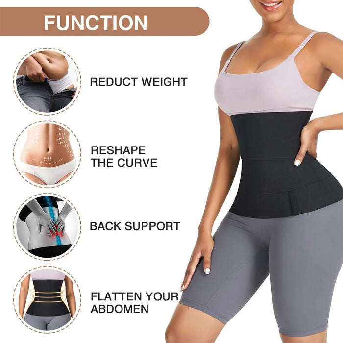 Slimming Tummy Belt Corset Top Stretch Bands Cincher Body Shaper Blossom Online UG