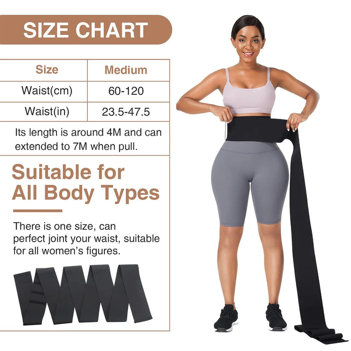 Slimming Tummy Belt Corset Top Stretch Bands Cincher Body Shaper Blossom Online UG