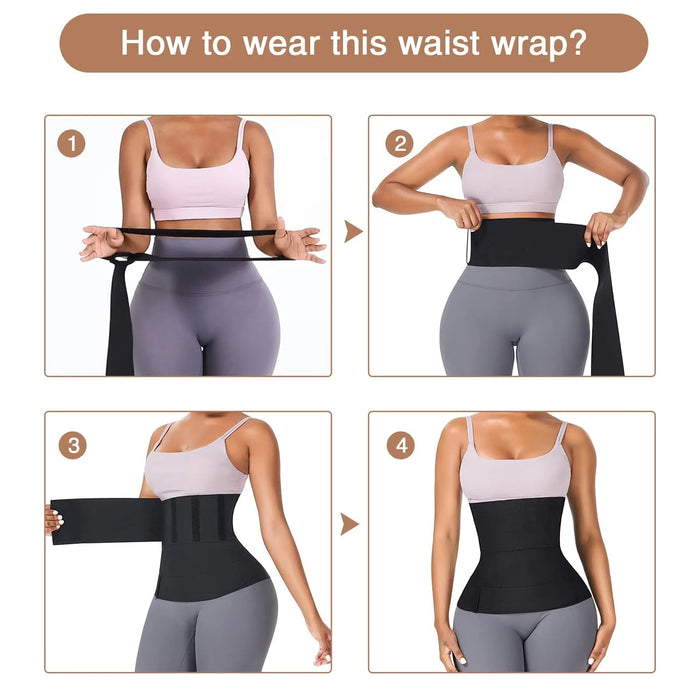 Slimming Tummy Belt Corset Top Stretch Bands Cincher Body Shaper Blossom Online UG