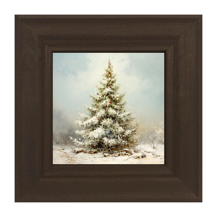 Snowy Christmas tree