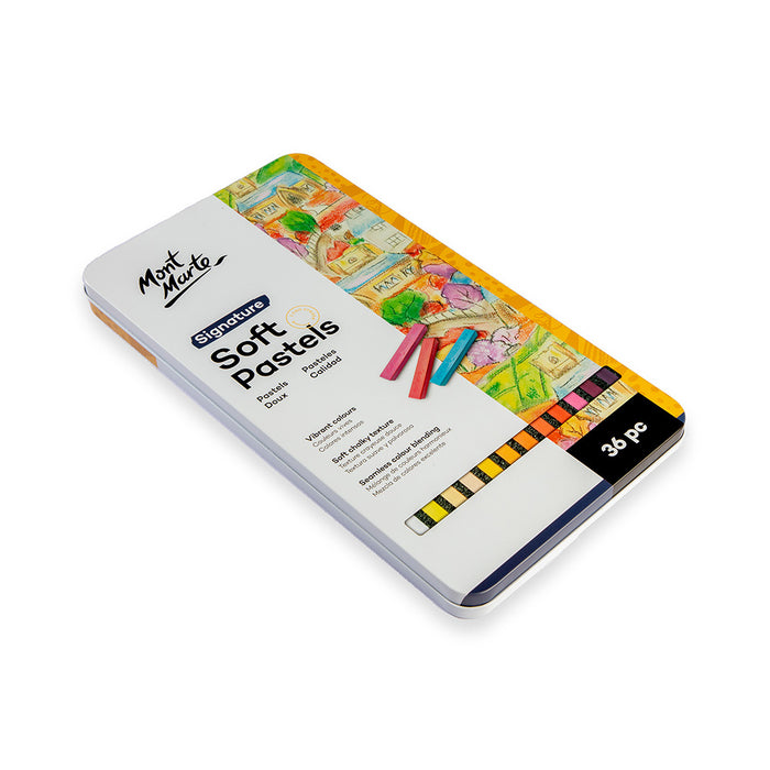 Soft Pastels in Tin Box Signature 36pc