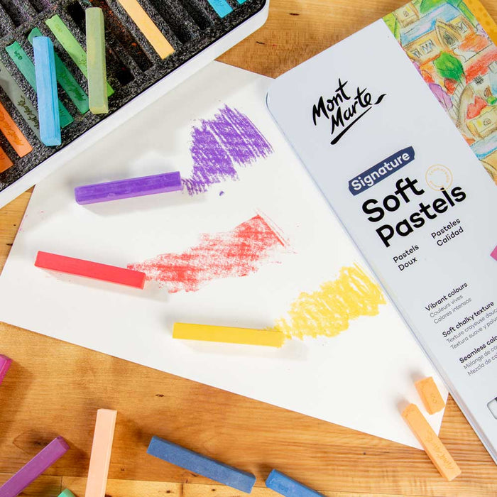 Soft Pastels in Tin Box Signature 36pc
