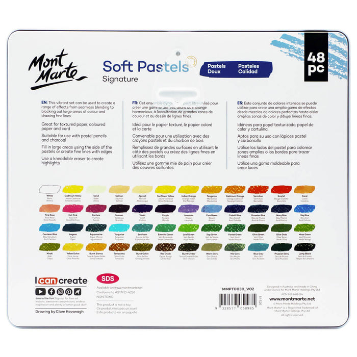 Soft Pastels Signature in Tin Box 48pc
