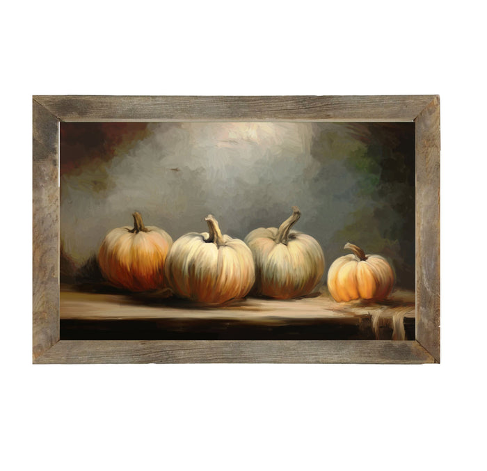 Some Pumpkins - Framed art