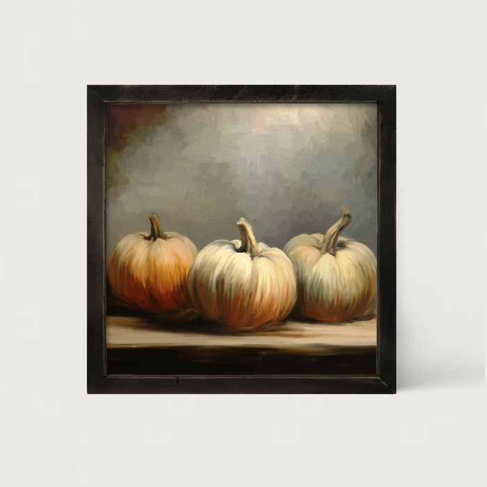 Some Pumpkins - Framed art
