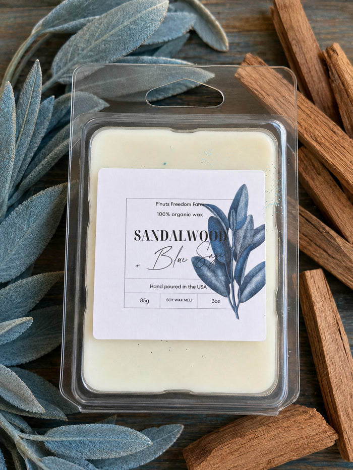 Sandalwood + Blue Sage