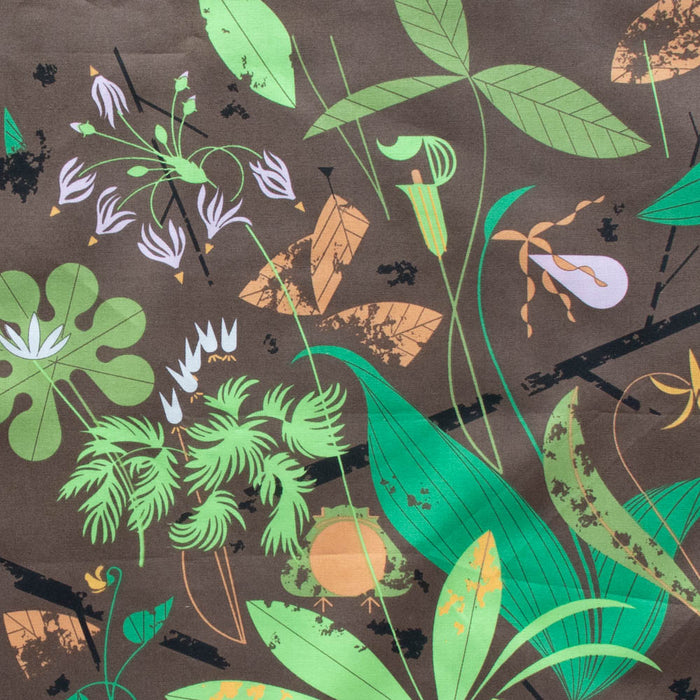 Spring Wildflowers Organic Poplin by Birch Fabrics