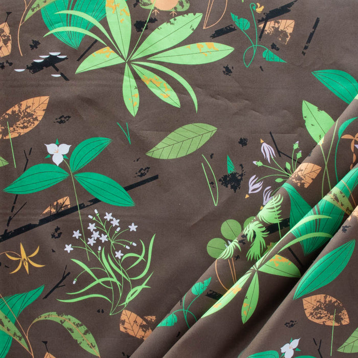 Spring Wildflowers Organic Poplin by Birch Fabrics