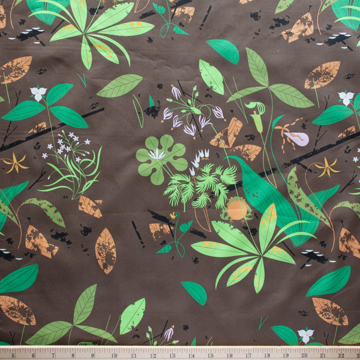 Spring Wildflowers Organic Poplin by Birch Fabrics