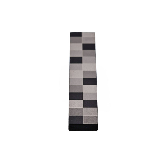 Stainless Steel Colour Gradiant Check Tie Slide