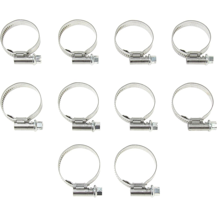 Stainless Steel Hose Clamp 20-32mm, 9mm Wide, pack of 10