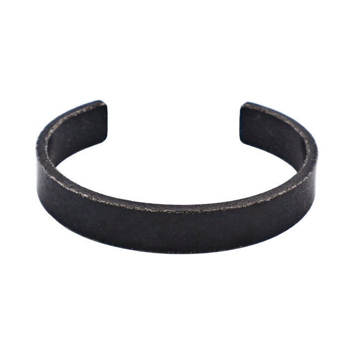 Stainless Steel Ion Plated Antique Gun Metal Cuff