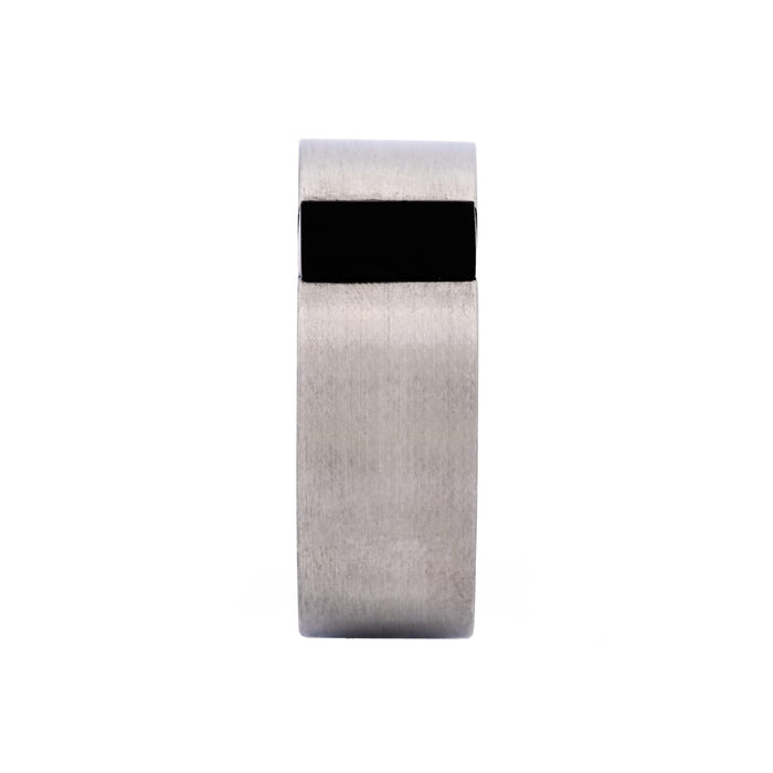 Stainless Steel Ion Plated Black Ring