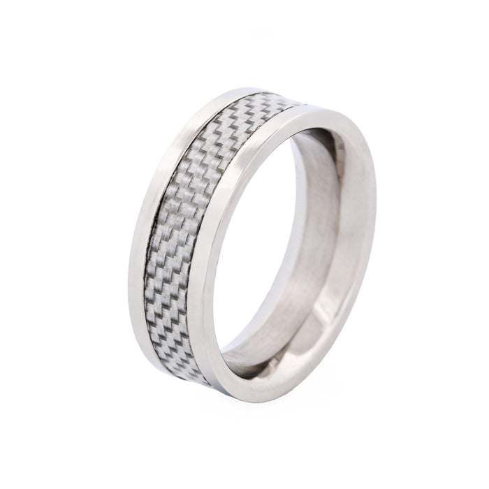 Stainless Steel Ring with Fibreglass Centre