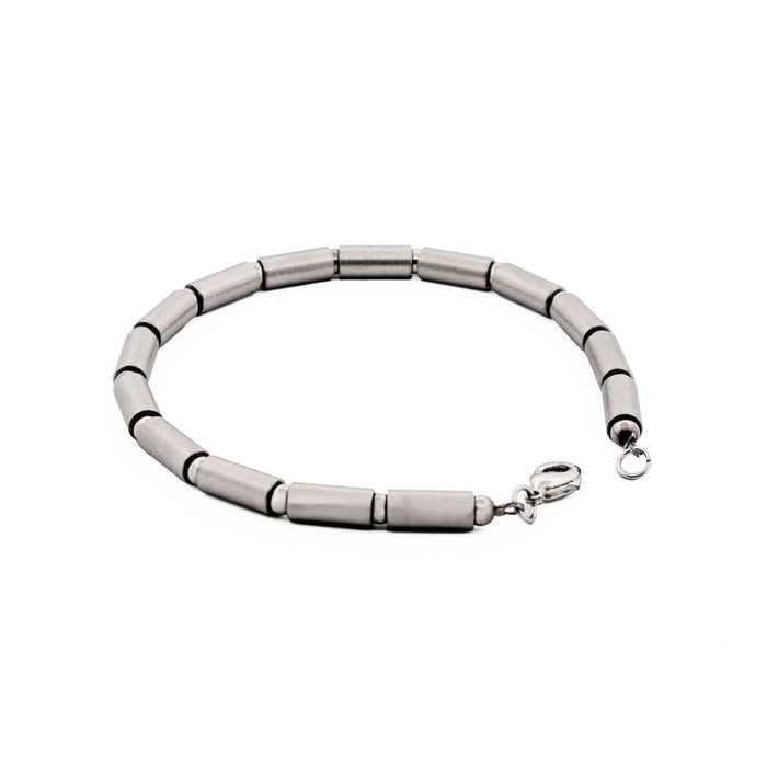Stainless Steel Tube Link Bracelet