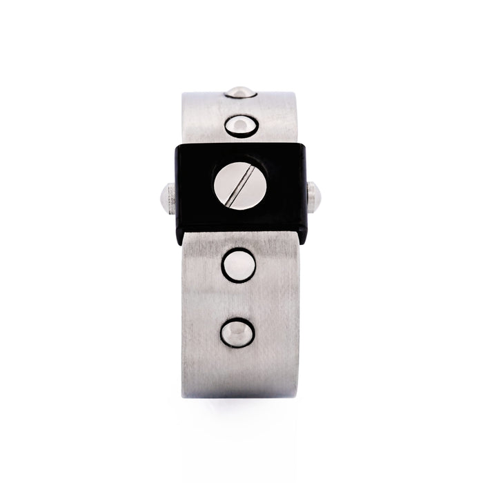 Stainless Steel/Ion Plated Black Ring