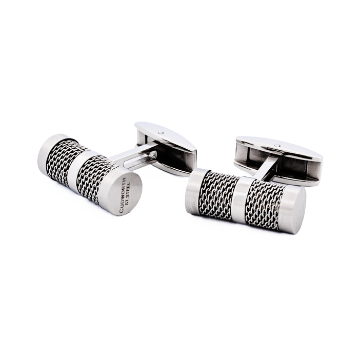 Stainless Steel/Mesh Cufflinks