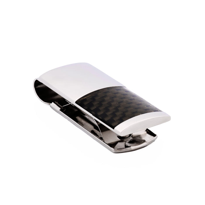 Stainless/Carbon Fibre Money Clip