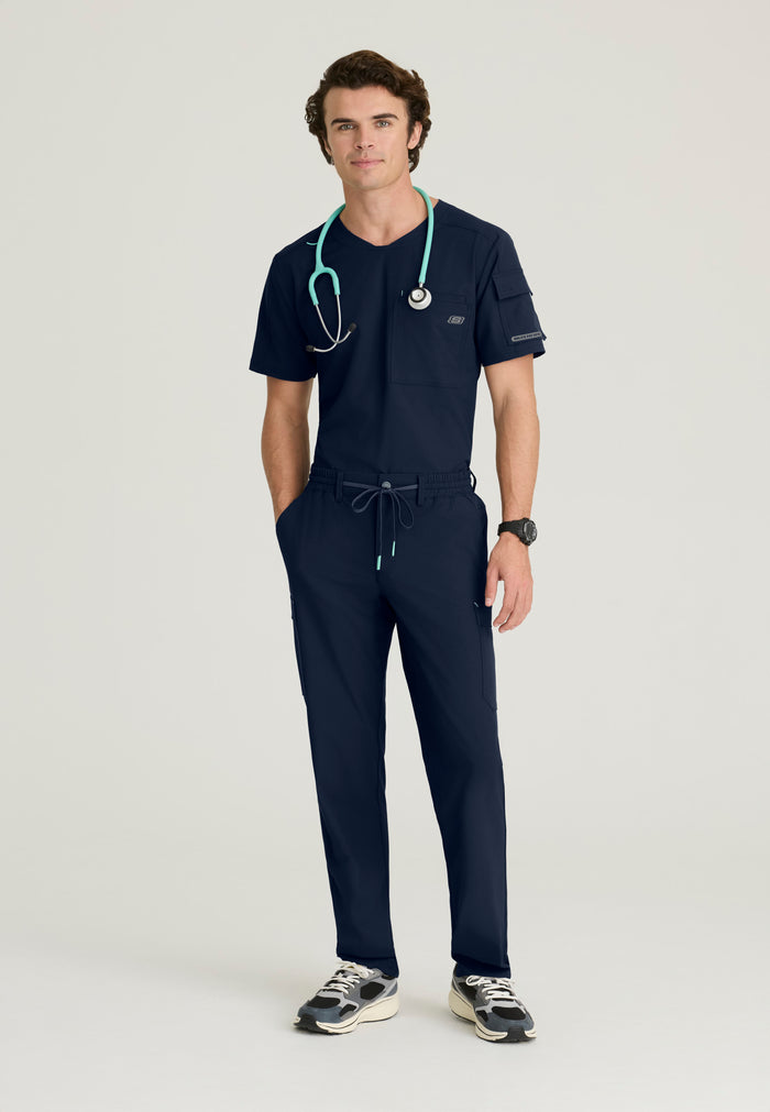 Station Top - Navy - Grey's Anatomy Scrubs