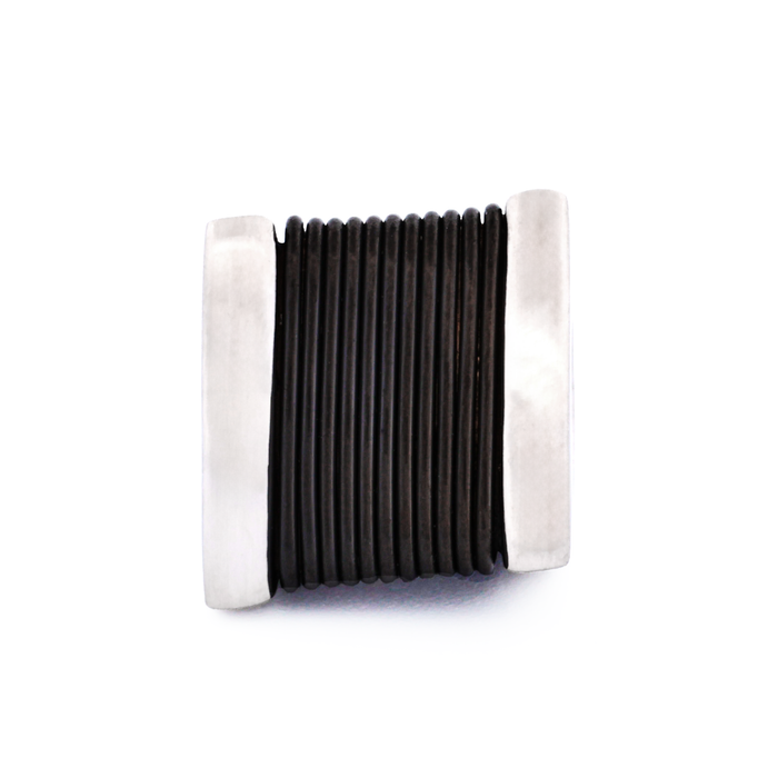 Steel Ion Plated Black Bead