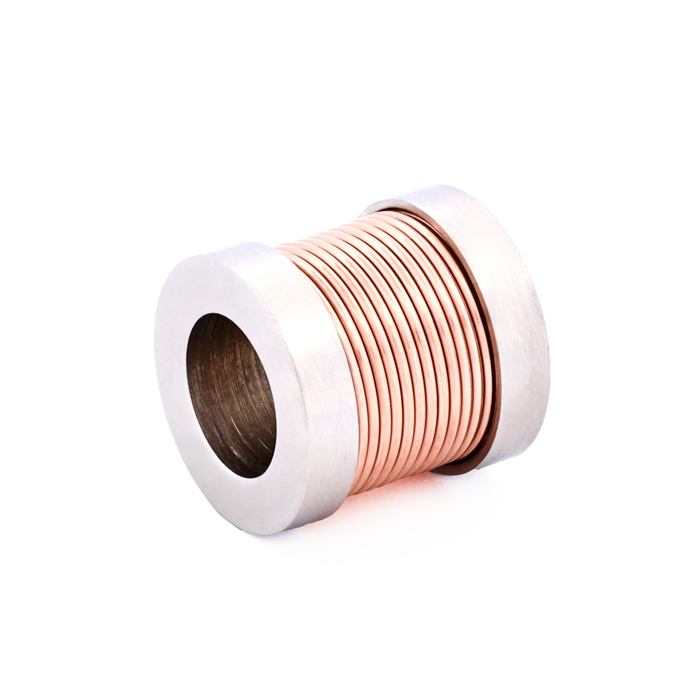 Steel Ion Plated Rose Gold Bead