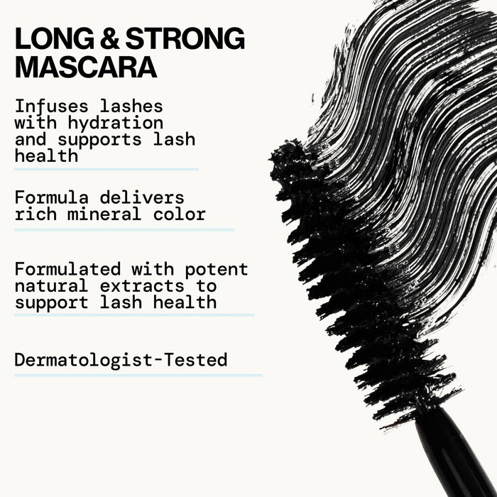 Stellar Gaze Length & Strength Mineral Mascara Mini - Pacifica
