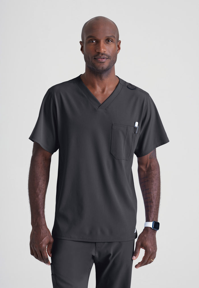 Structure Top - Pewter - Grey's Anatomy Scrubs