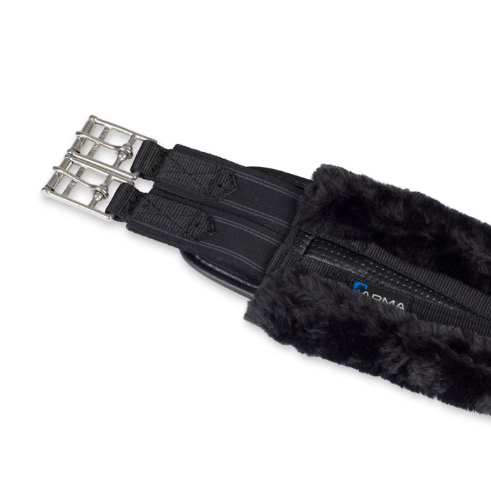 Supafleece Contour Girth Elastic Black