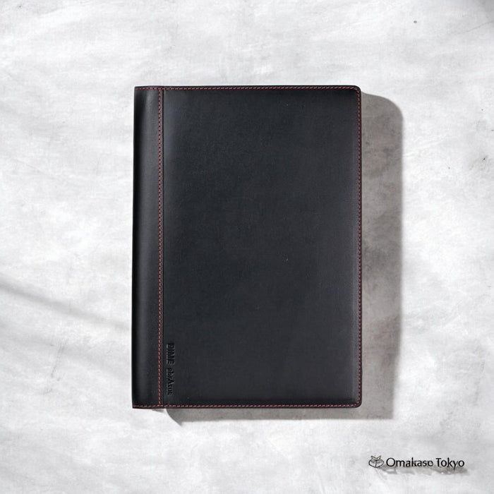 Super Consumer Design Notepad – A5 Leather Notebook Organizer (Black)