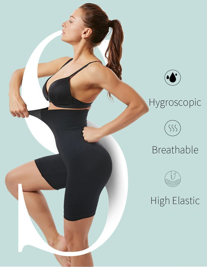 Super Fit™ High Waisted ShapeWear Shorts【Black Color】 Blossom Online UG