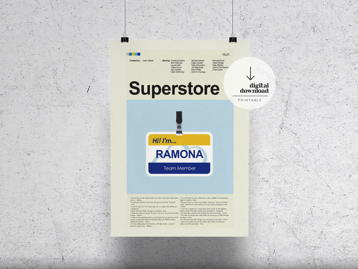 Superstore | DIGITAL ARTWORK DOWNLOAD
