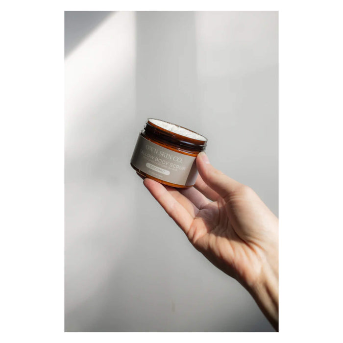 Own Skin Co. Tallow Body Scrub - Coconut Lifestyle