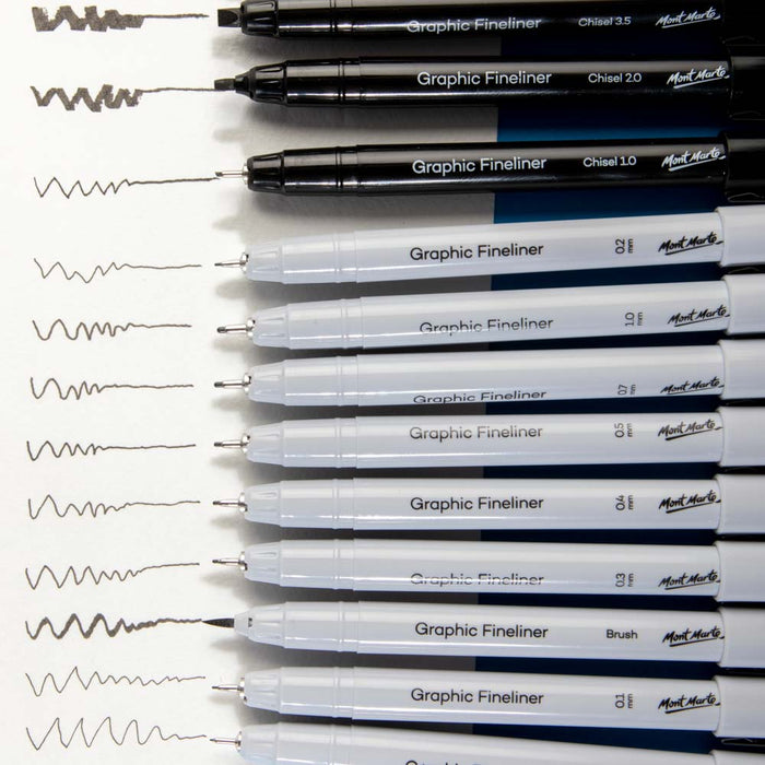 Technical Drawing Pens Premium 12pc