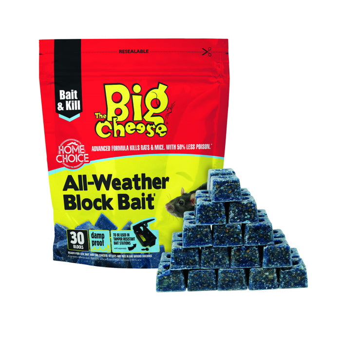 The Big Cheese: All Weather Block Bait II 30x10gm
