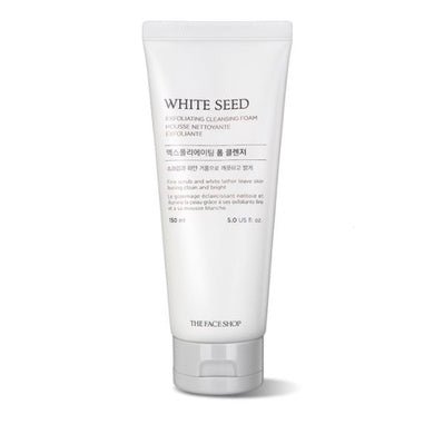 THE FACE SHOP WHITE SEED EXFOLIATING CLEANSING FOAM