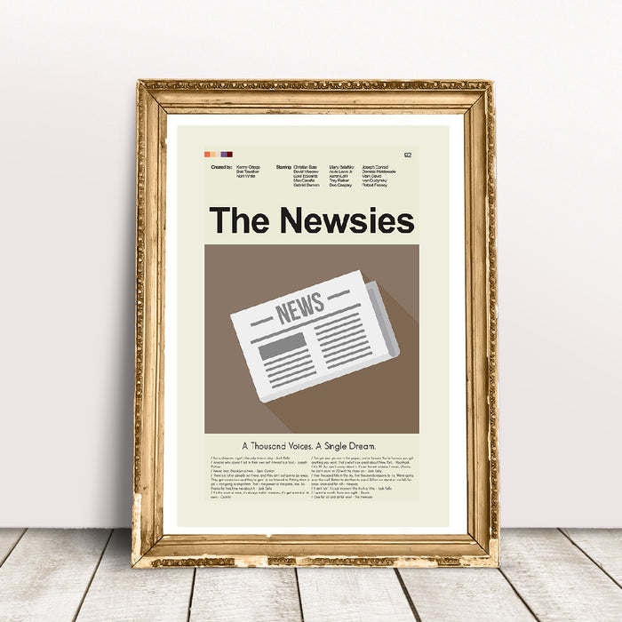 The Newsies | DIGITAL ARTWORK DOWNLOAD