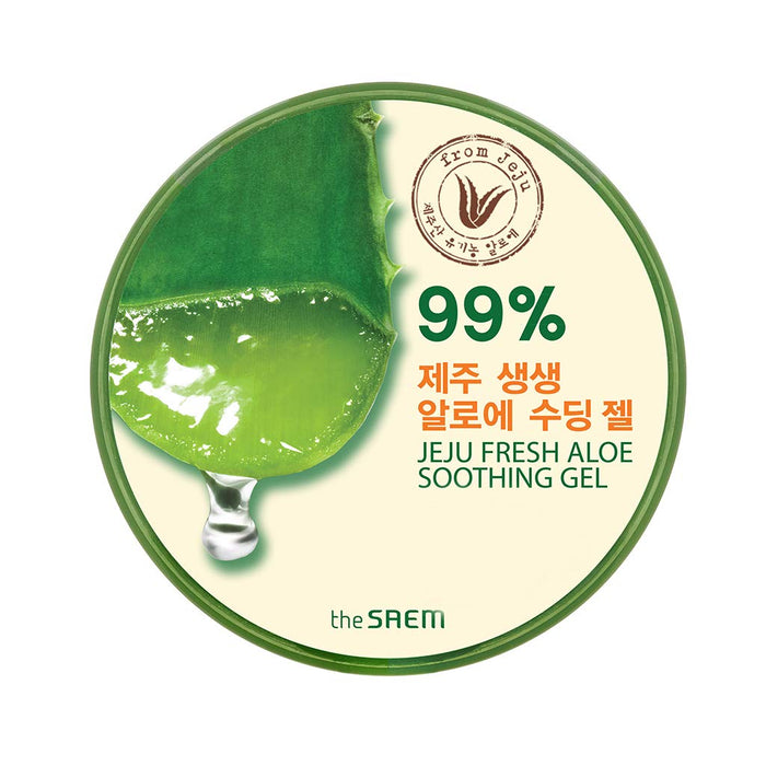 THE SAEM jeju fresh aloe soothing gel 99% جل الصبار