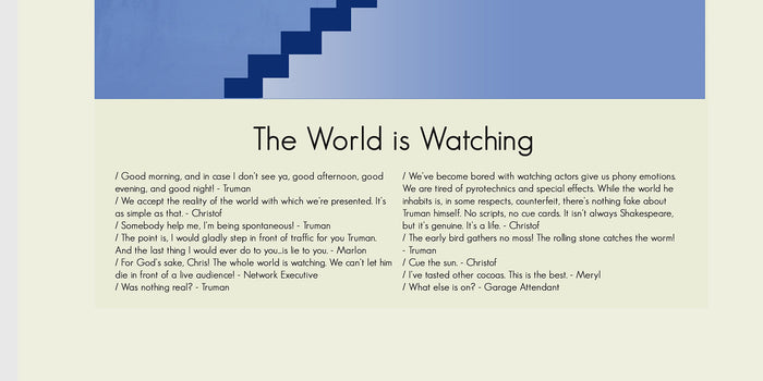 The Truman Show | DIGITAL ARTWORK DOWNLOAD