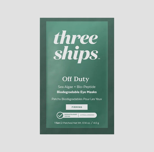 Three Ships Off Duty Biodegradable Eye Mask - 1 Set - Aesthetics By Kell